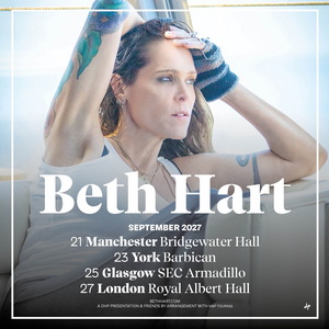 Beth Hart UK Tour 2027 poster