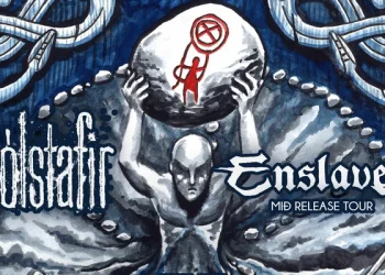 Enslaved Sólstafir European & UK co-headline tour 2027 poster