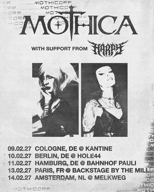 Mothica European Tour 2027 poster