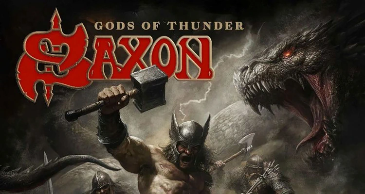 Saxon Gods of Thunder cover