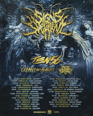 Signs Of The Swarm European & UK Tour 2027 poster