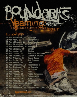 Boundaries European & UK Tour 2027 poster