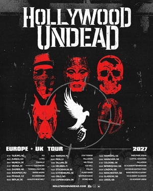 Hollywood Undead European & UK Tour 2027 poster