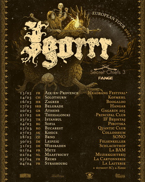 Igorrr European Tour 2027 poster