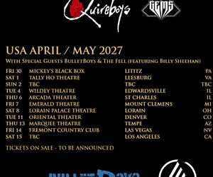 The Dead Daisies European, UK & US Tour 2027 poster